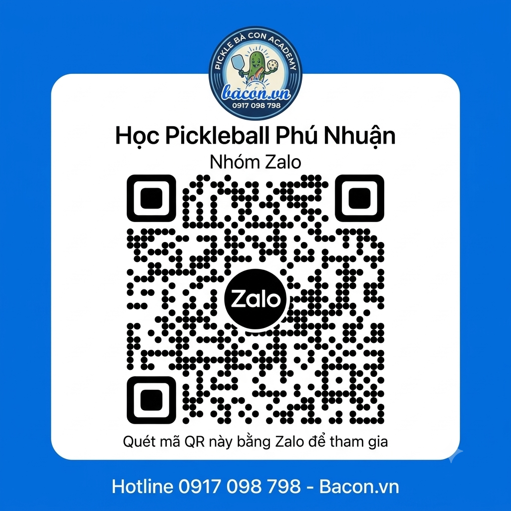 HỌC PICKLEBALL PHÚ NHUẬN – LỚP HỌC PICKLEBALL CHO NGƯỜI MỚI VÀ NÂNG CAO