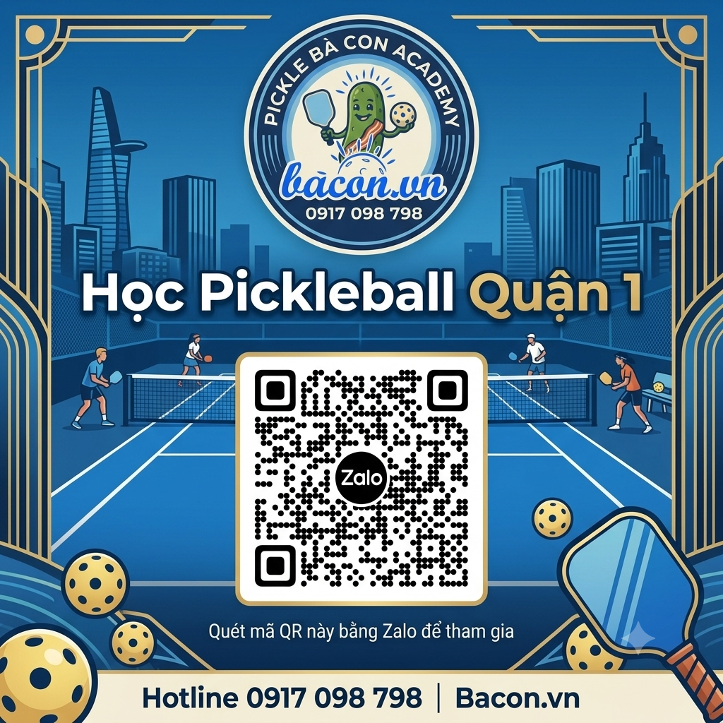 HỌC PICKLEBALL QUẬN 1 – LỚP HỌC PICKLEBALL TỪ CƠ BẢN ĐẾN NÂNG CAO