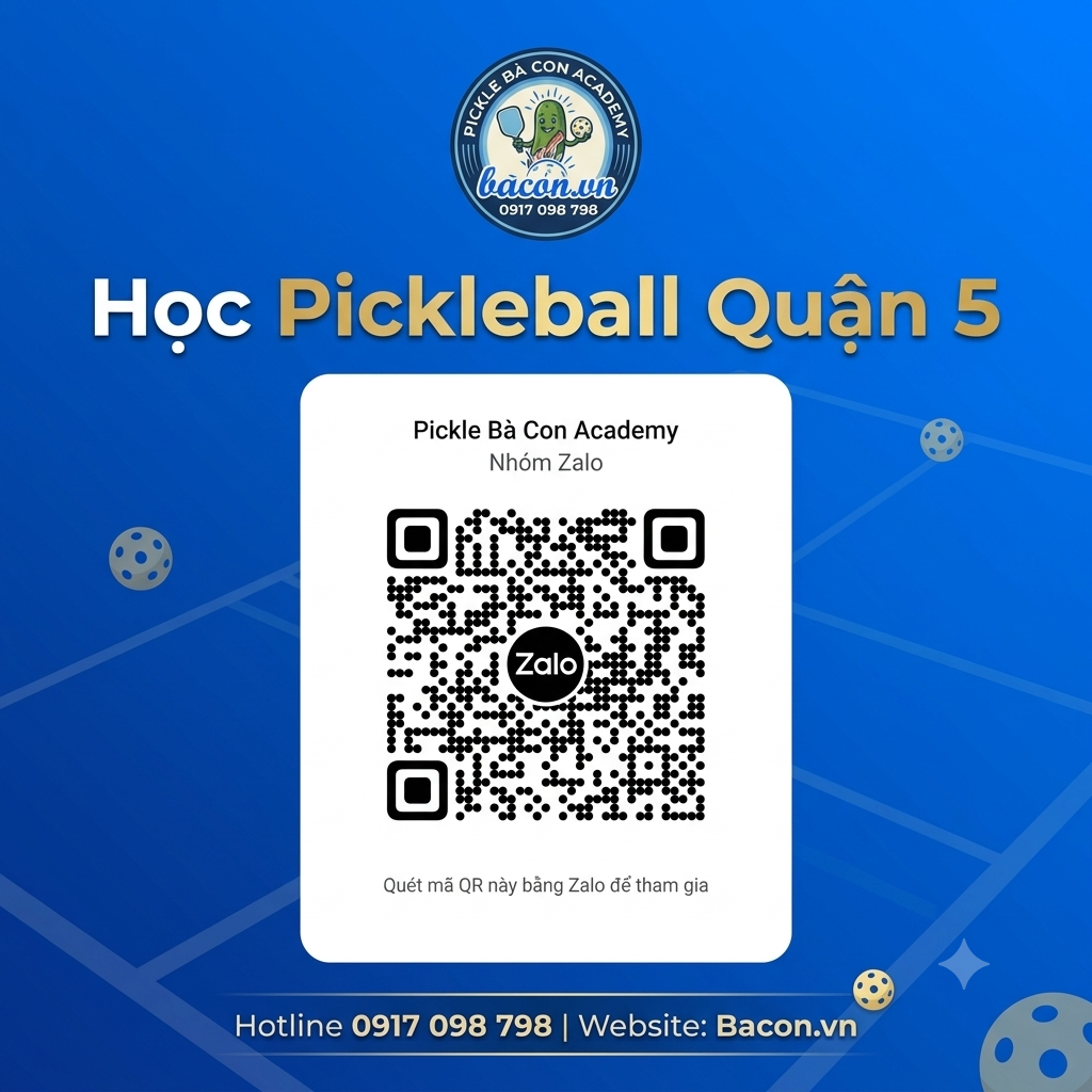 HỌC PICKLEBALL QUẬN 5 – LỚP HỌC PICKLEBALL TỪ CƠ BẢN ĐẾN NÂNG CAO