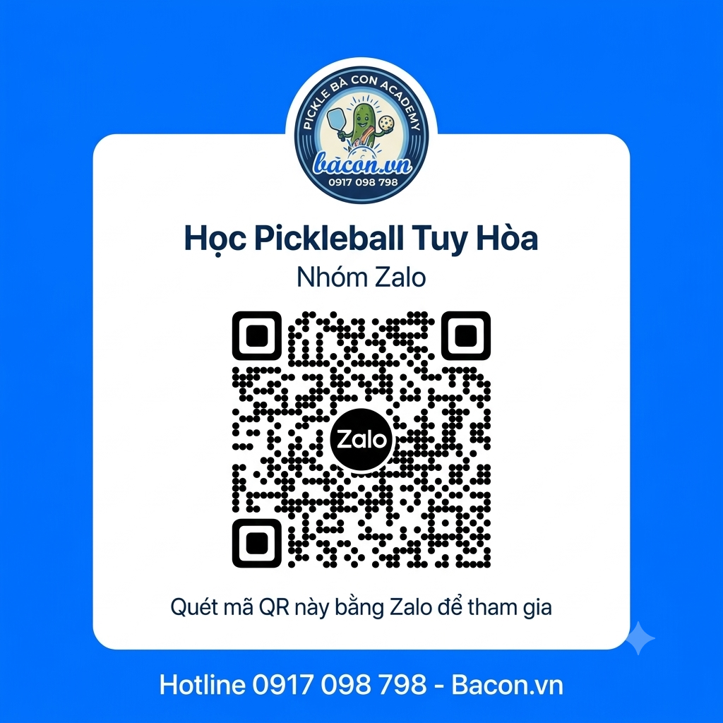 HỌC PICKLEBALL TUY HÒA – LỚP HỌC PICKLEBALL TỪ CƠ BẢN ĐẾN NÂNG CAO